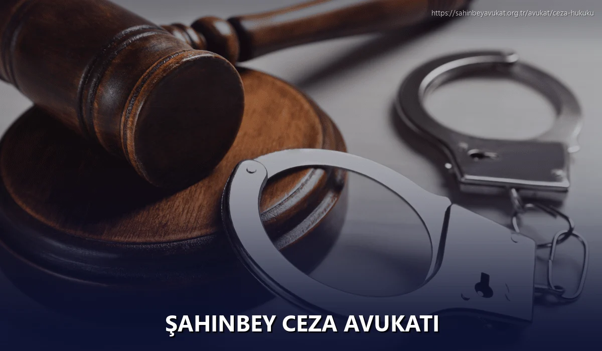 Şahinbey Ceza Avukatı